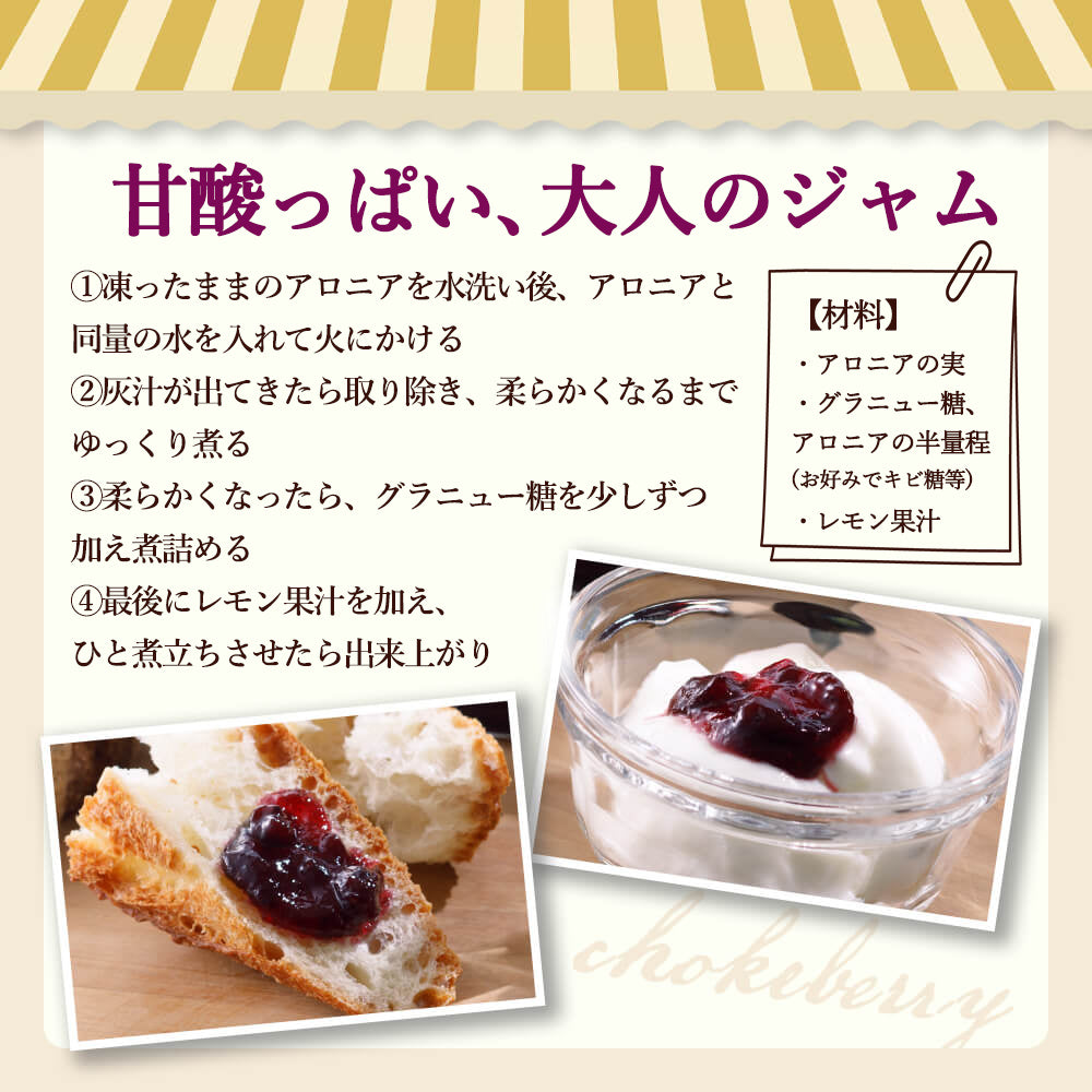 冷凍アロニア 500g×1袋 産地直送(代引き不可)