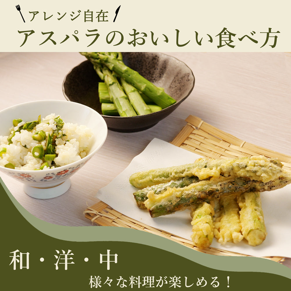 新潟県産 アスパラガス 500g×2袋 約1kg