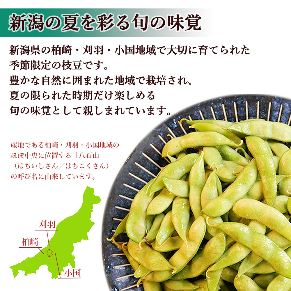 新潟県 越後はちこく茶豆 1.25kg(250g×5袋)