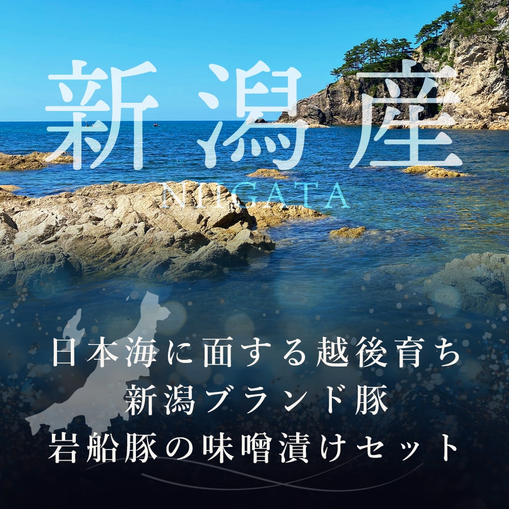 岩船豚の味噌漬けセット (ロース2袋・バラ1袋)