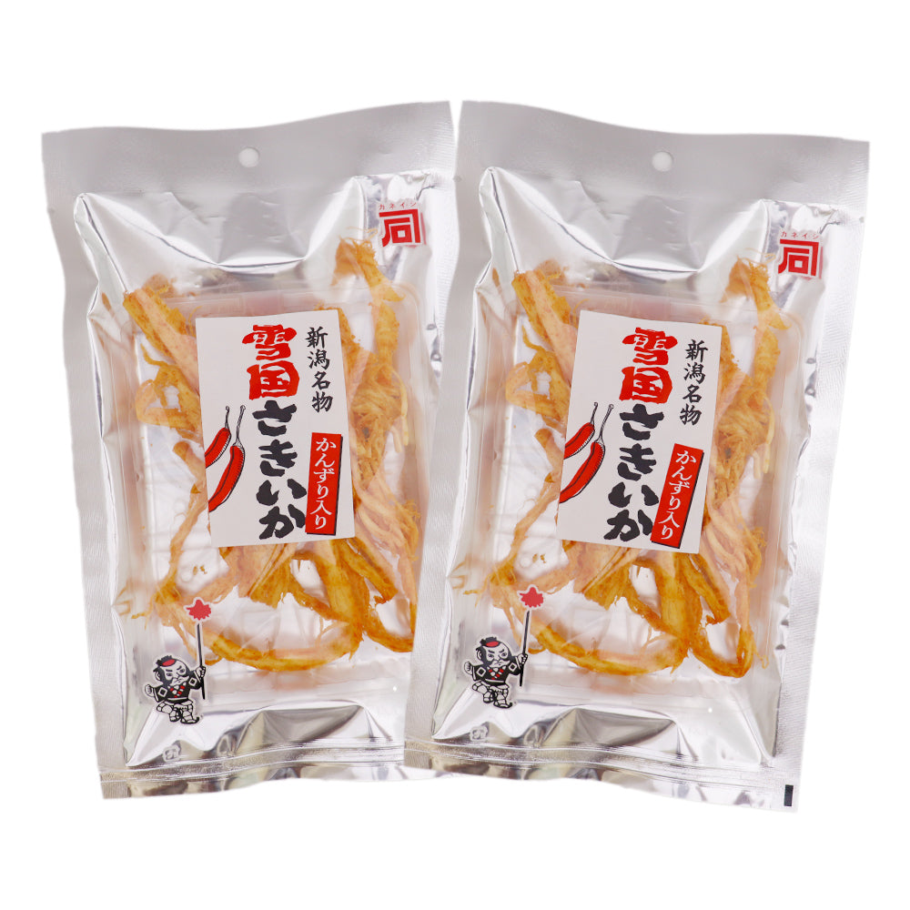 雪国さきいか かんずり入 27g×2袋 メール便配送