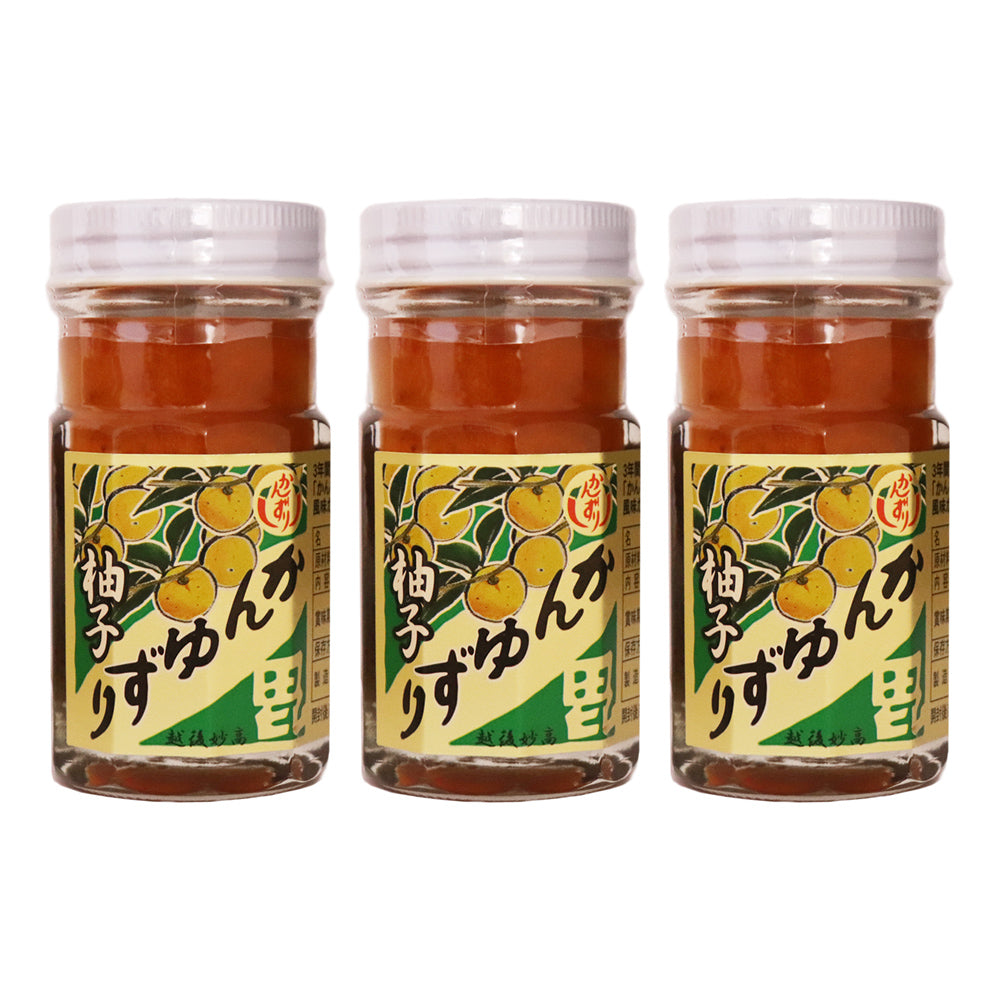 越後名物とうがらし調味料 かんゆずり 47g×3本セット