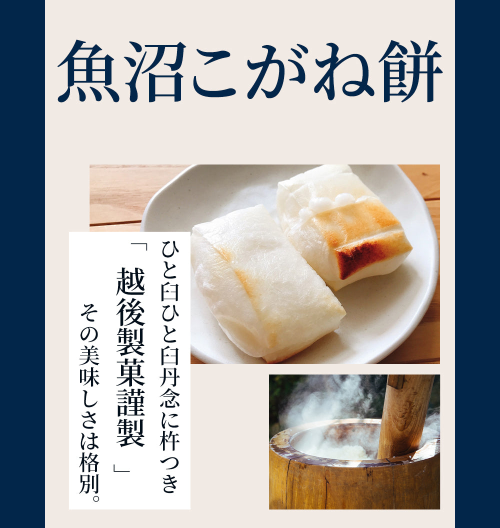 高級お餅食べ比べセット 魚沼産こがね餅×1 十日町黄金もち×1 紅穂糯×1