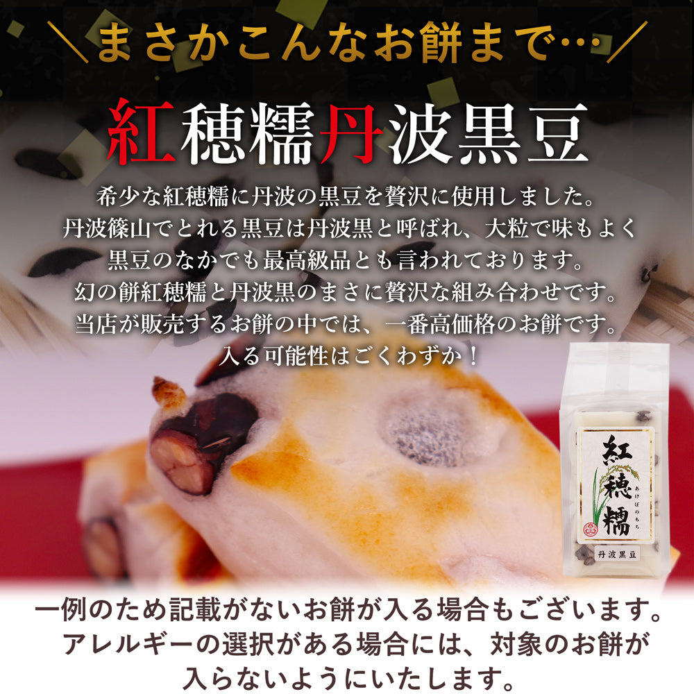 越後のお餅福袋 約10種類から3点 約1kg