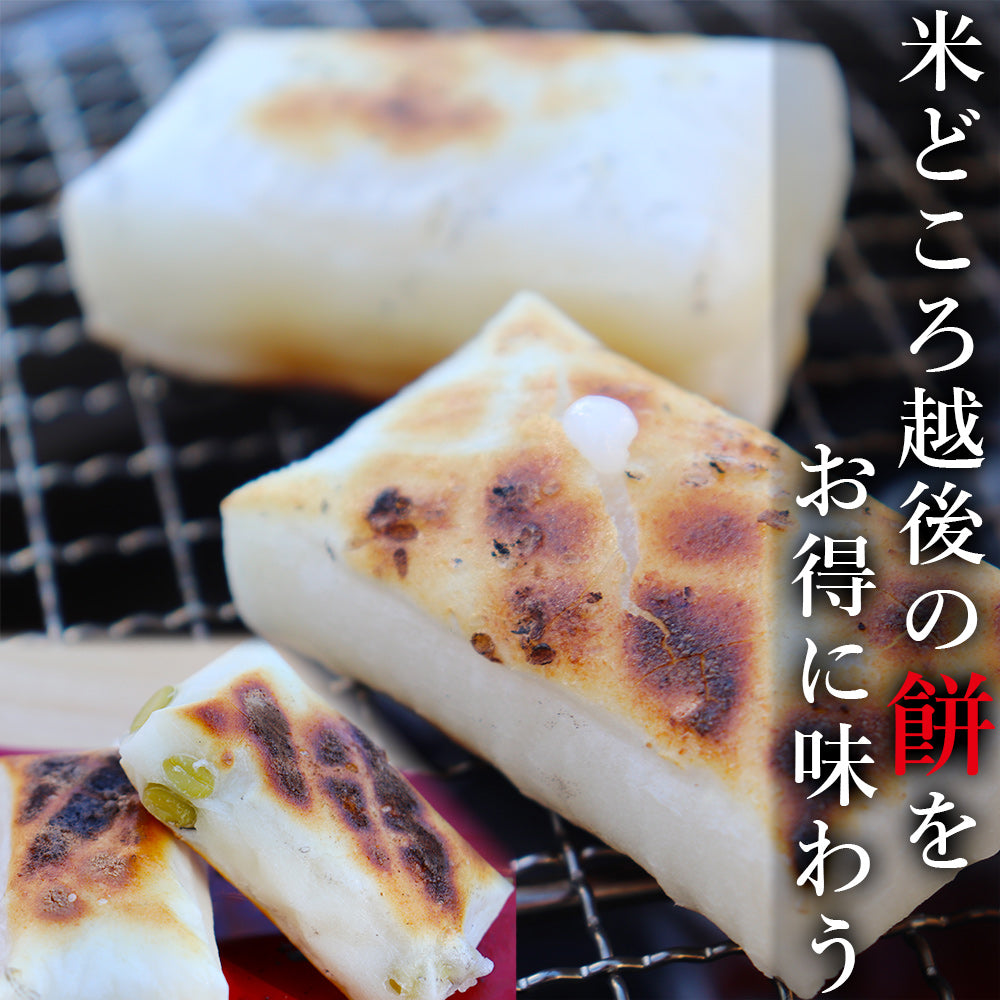 越後のお餅福袋 約10種類から3点 約1kg