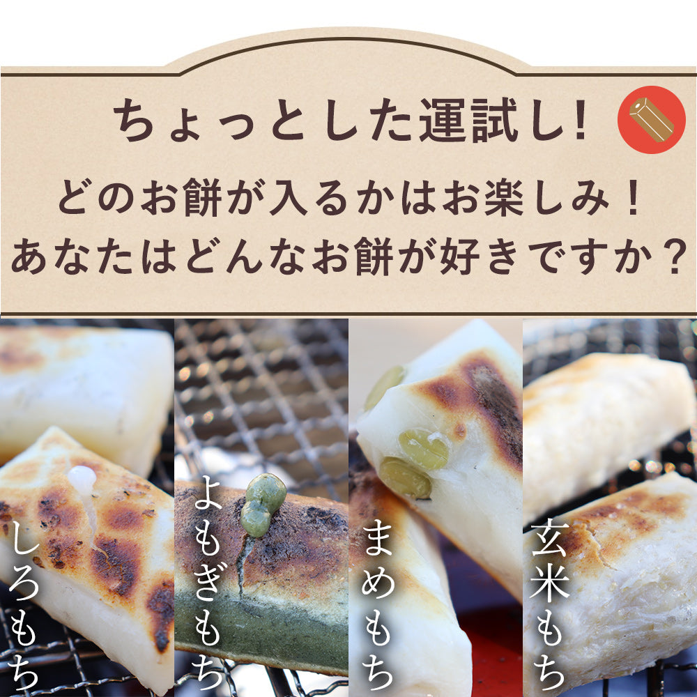 越後のお餅福袋 約10種類から3点 約1kg