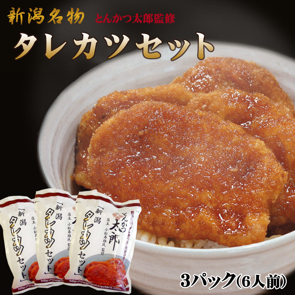 タレカツセット2人前×3パック とんかつ太郎監修