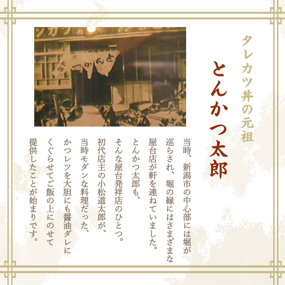 タレカツセット2人前×3パック とんかつ太郎監修