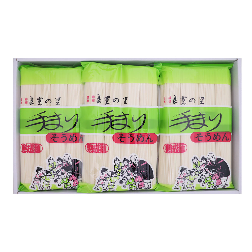 手まりそうめん 400g×6袋 化粧箱入 与板製麺所