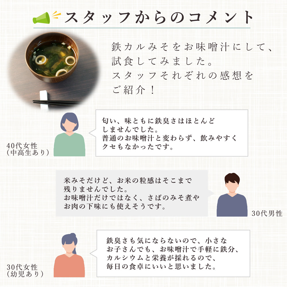 カラダよろこぶ 鉄カルみそ 700g×10個 山崎醸造