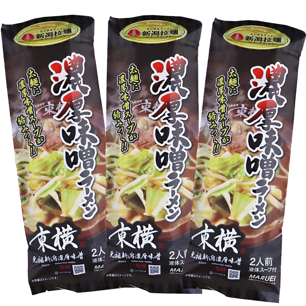 東横監修 濃厚味噌ラーメン 2食入×3袋 メール便配送