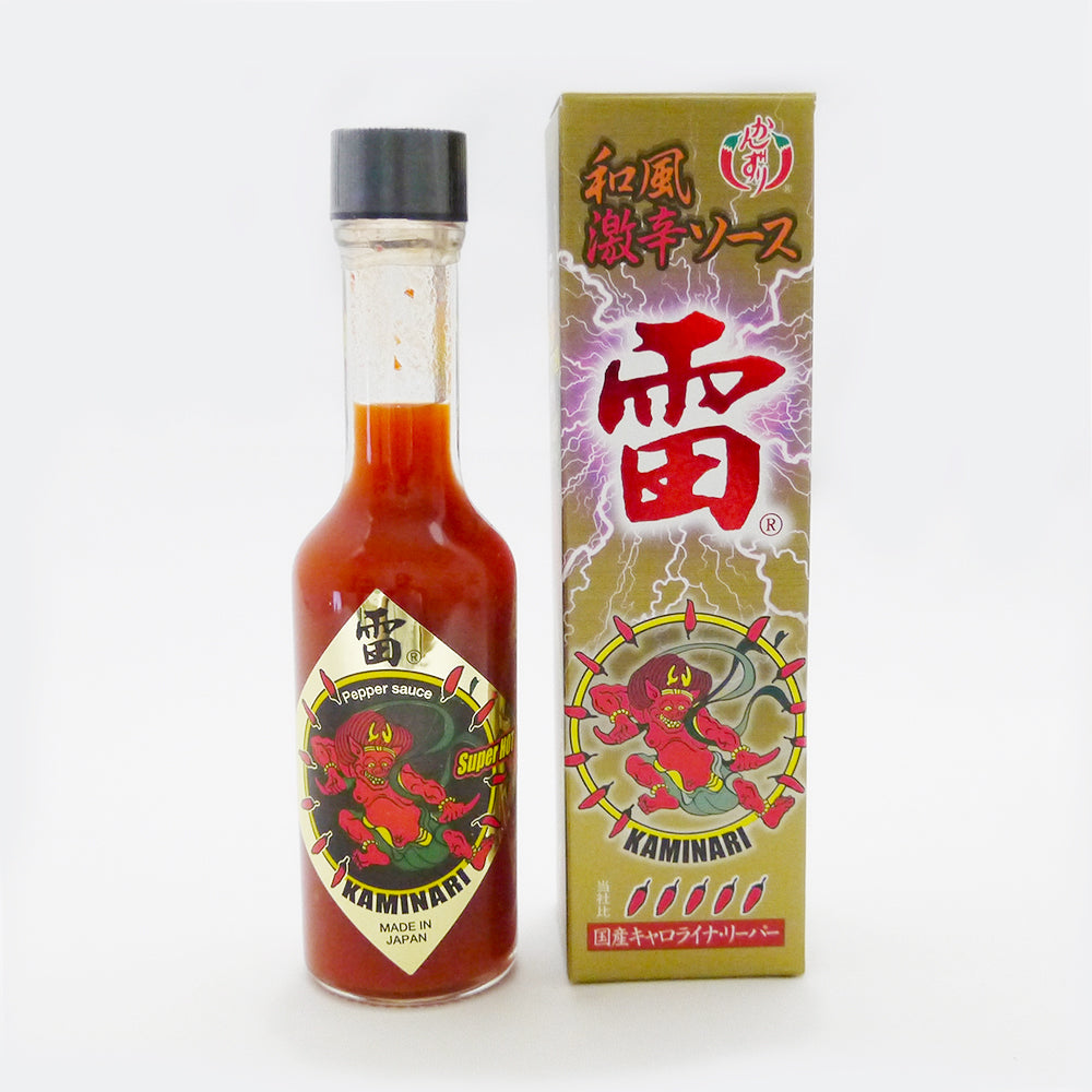 かんずり 和風激辛ソース 雷 金60ml×3本