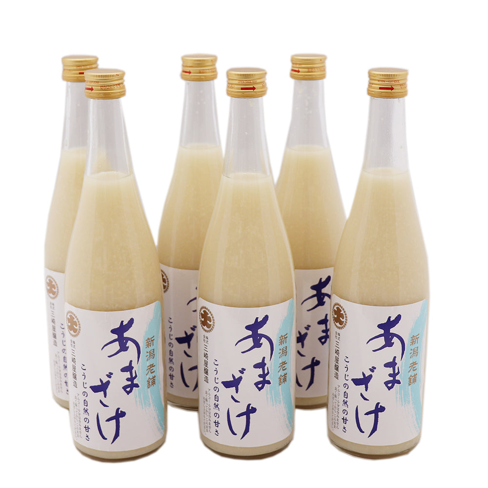 甘酒ストレート 740g×6本 三崎屋醸造
