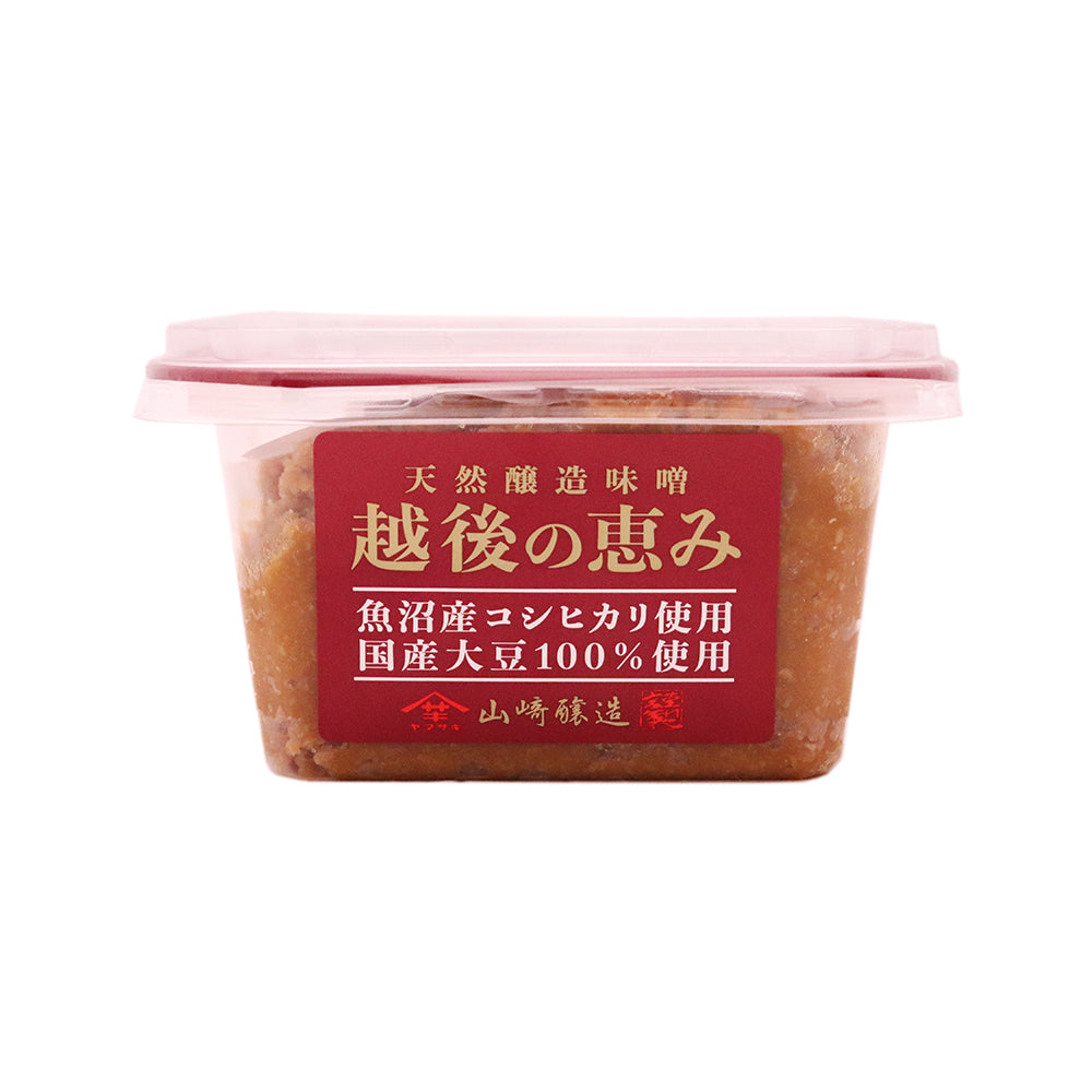 天然醸造味噌 越後の恵み 300g×10個 山崎醸造