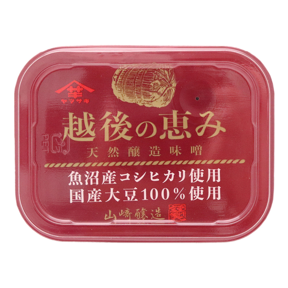 天然醸造味噌 越後の恵み 300g×10個 山崎醸造