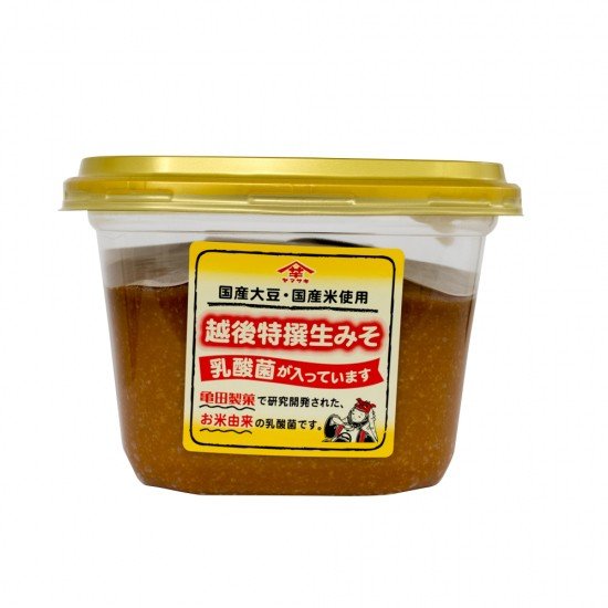 乳酸菌入り 越後特撰生みそ 600g×6個 山崎醸造