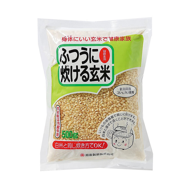 ふつうに炊ける玄米 500g×10袋 越後製菓
