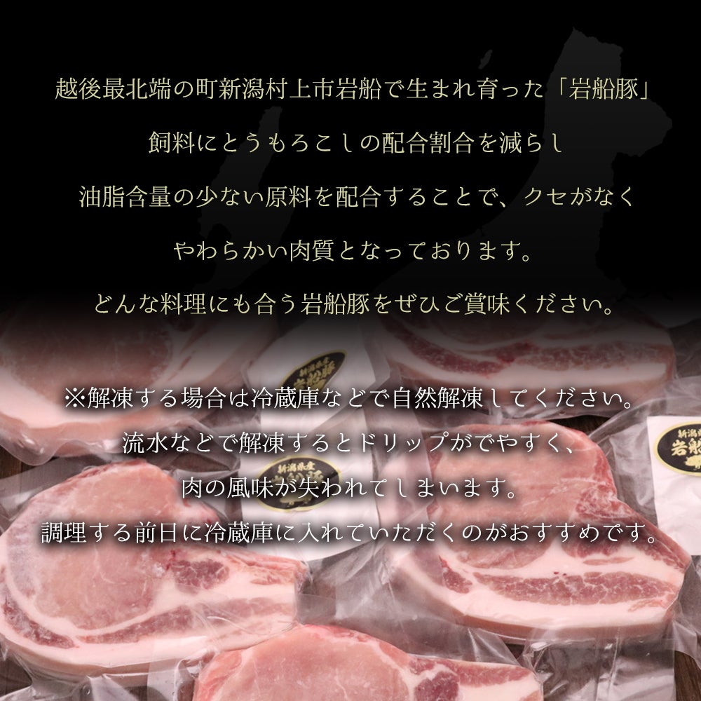 岩船豚 ローススライス 150g×5枚 ギフト