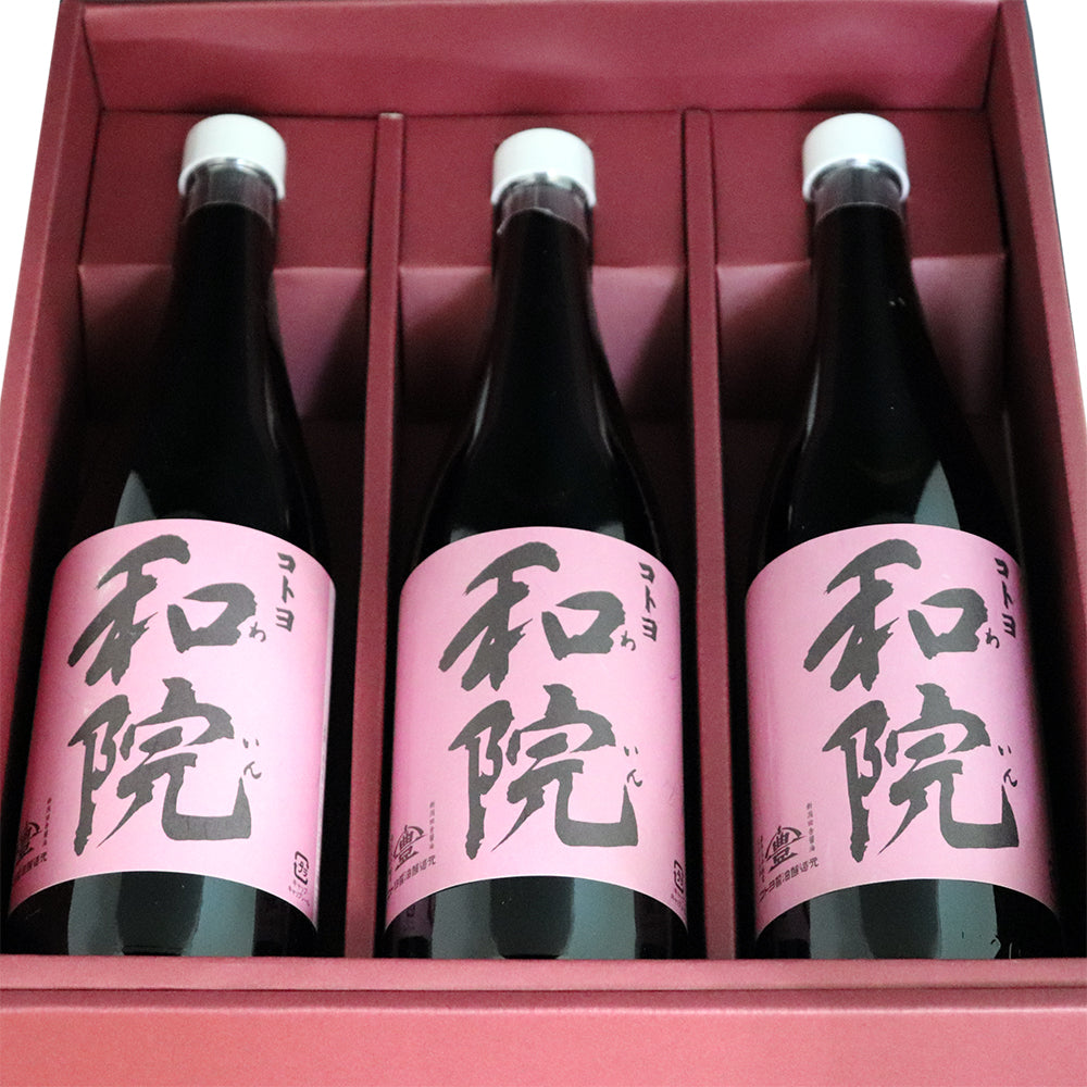 和院 720ml×3本セット 化粧箱入り 高級だし醤油 コトヨ醤油醸造元