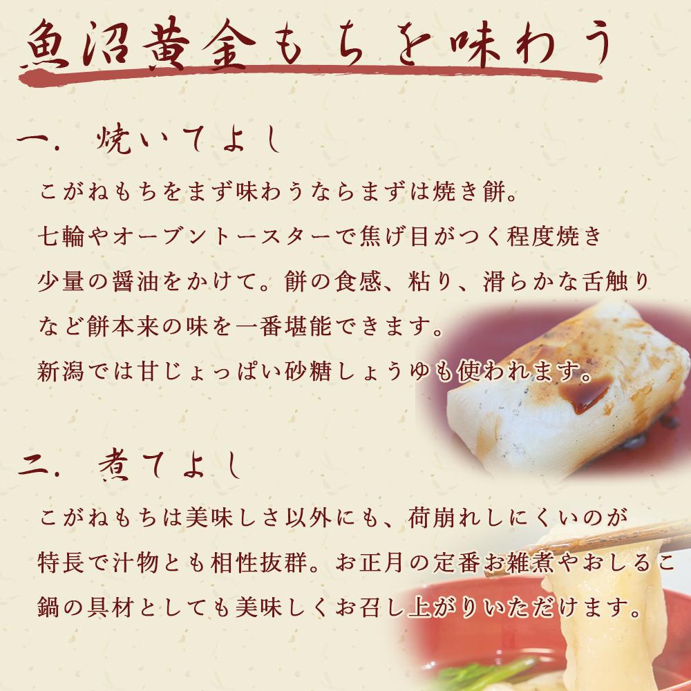 魚沼産黄金もち 300g×2袋 化粧箱入