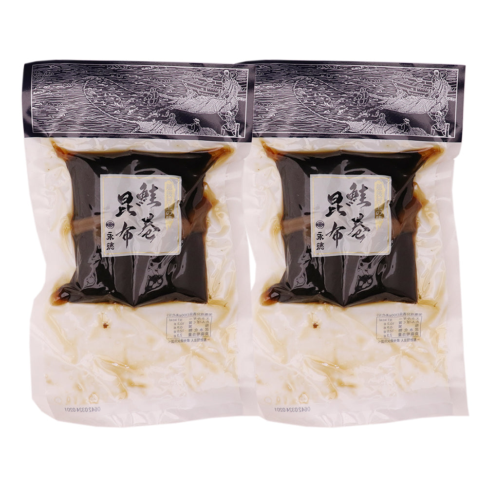 鮭巻昆布 2袋 永徳 メール便配送