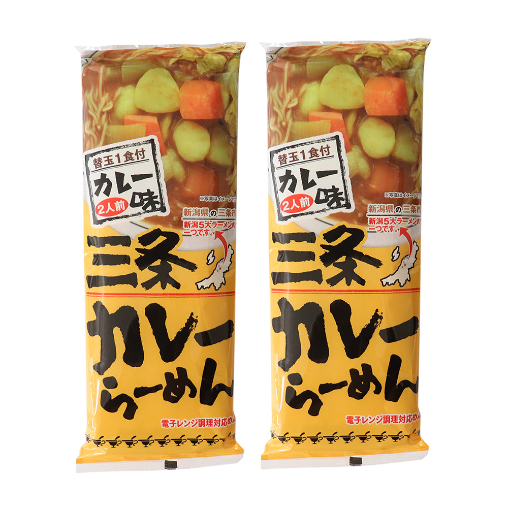 三条カレーらーめん 340g×2袋 メール便配送