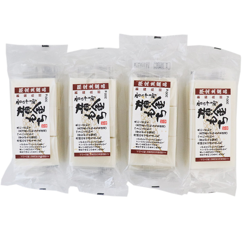 魚沼産黄金餅 300g×4袋 化粧箱なし
