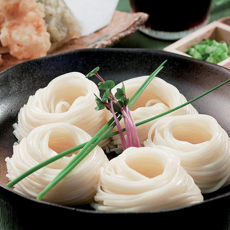 こしじ めんつゆ付 妻有そば 妻有ざるうどんセット 玉垣製麺所