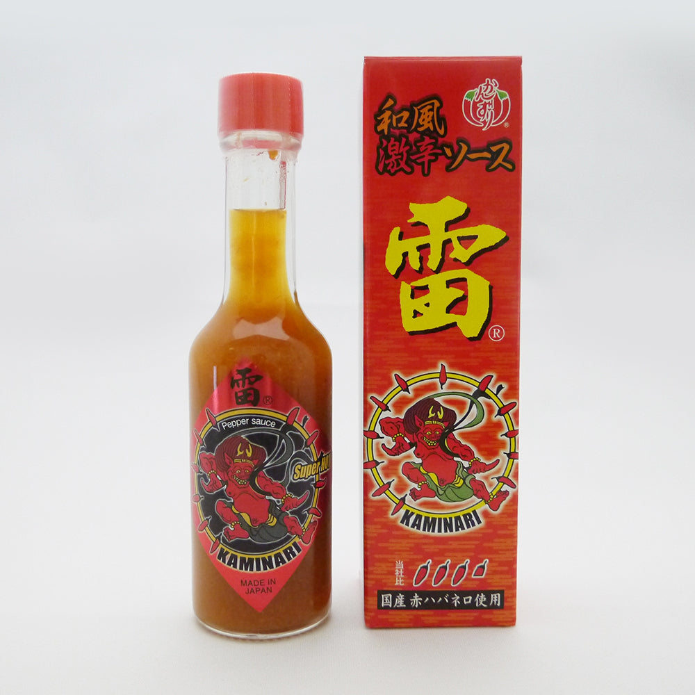かんずり 和風激辛ソース 雷 (金 赤 青) 60ml×3本セット
