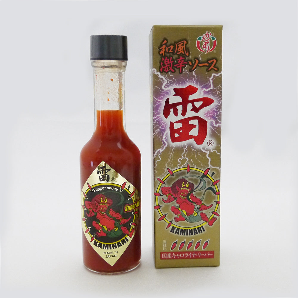 かんずり 和風激辛ソース 雷 (金 赤 青) 60ml×3本セット