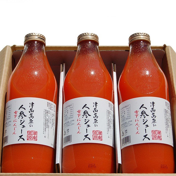 雪下人参ジュース 1L×3本