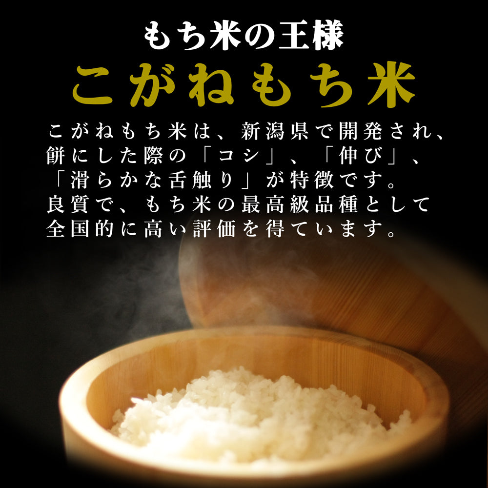 新潟県産 きねつきもち まめもち 400g×10袋 4kg JAえちご中越