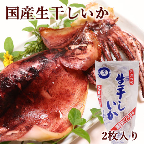 佐渡の味 生干しいか 2枚入り 大上塚本商店