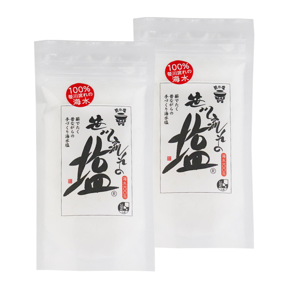 笹川流れの塩 150g×2袋 メール便配送