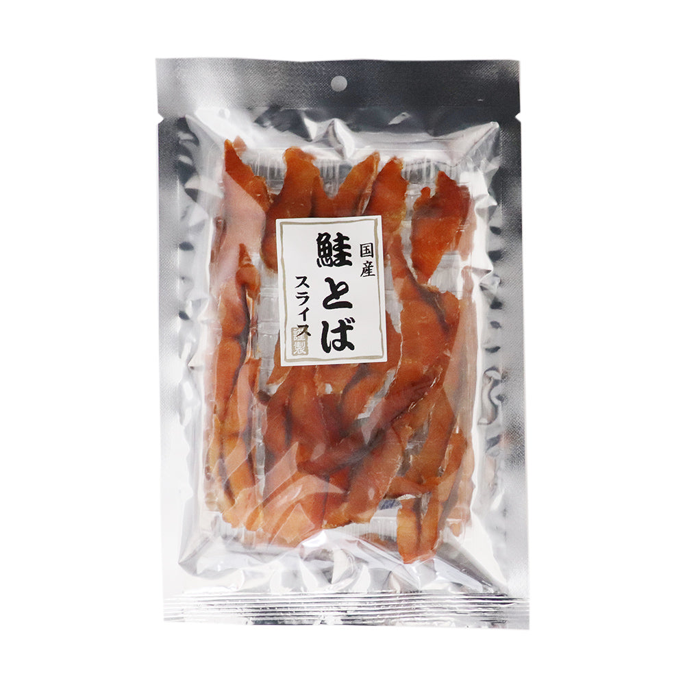 珍味 鮭とばスライス 42g×1袋 メール便 – 新潟産地直送 小竹食品