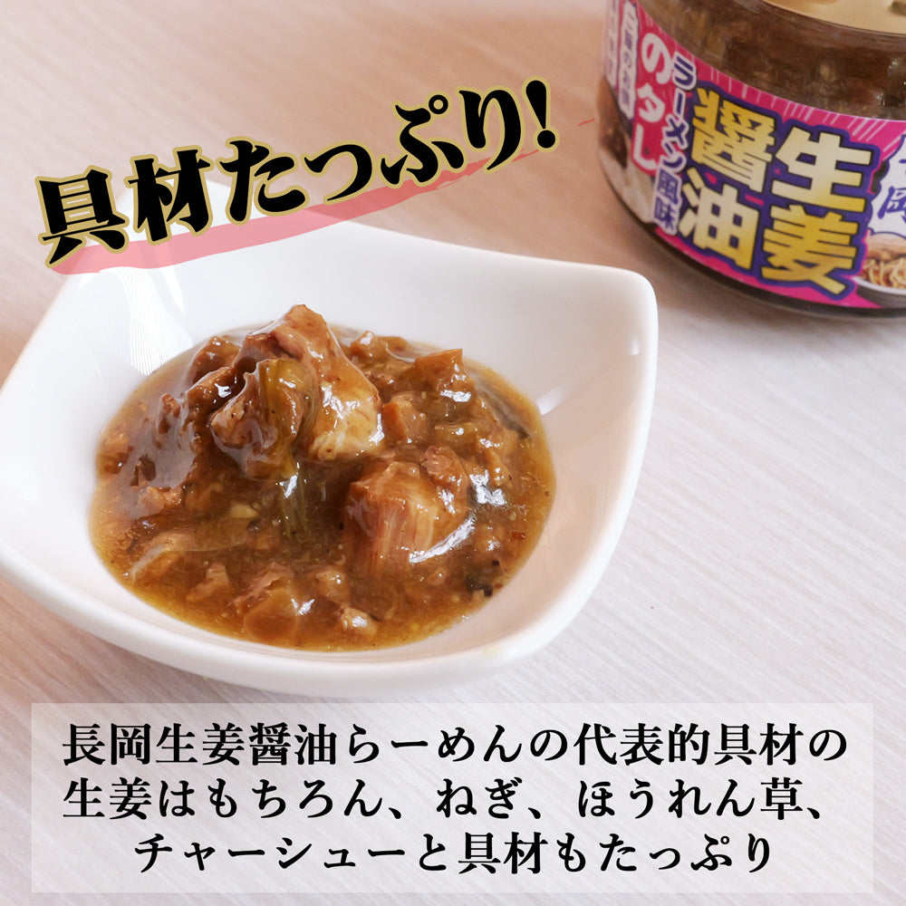 長岡生姜醤油ラーメン風味のタレ 90g×4個