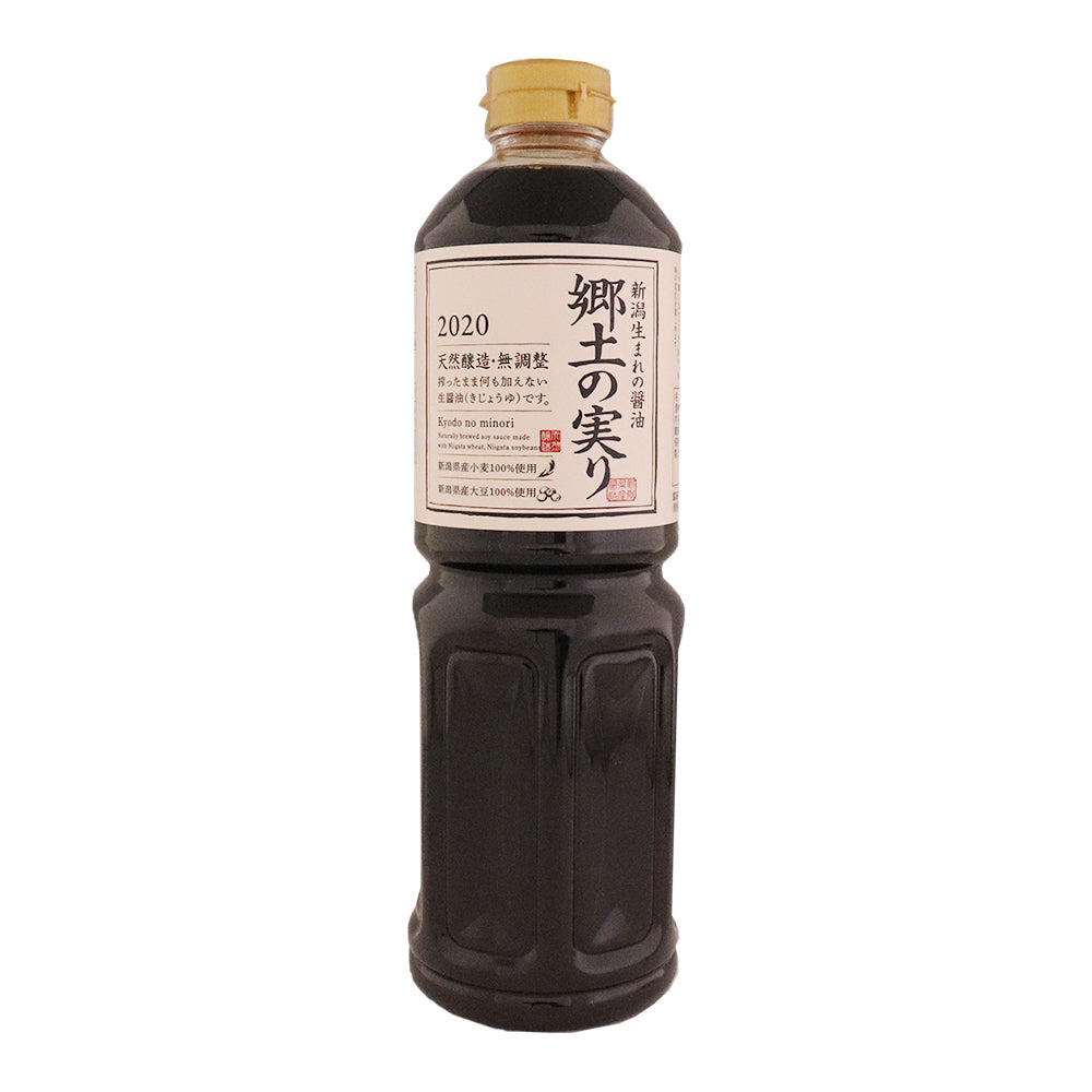 新潟県産醤油 郷土の実り 1L×6本