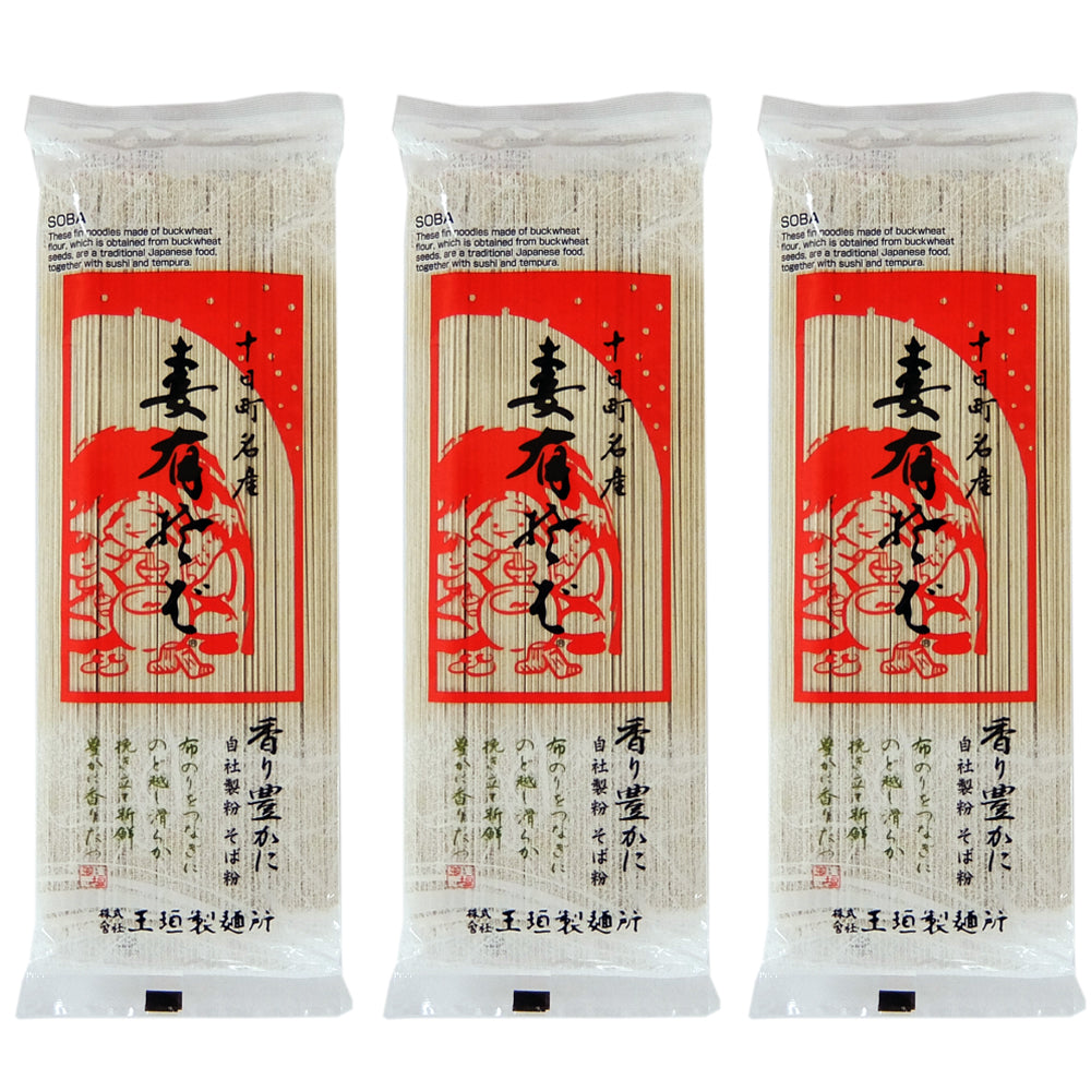 妻有そば 200g×3袋 玉垣製麺所 メール便配送