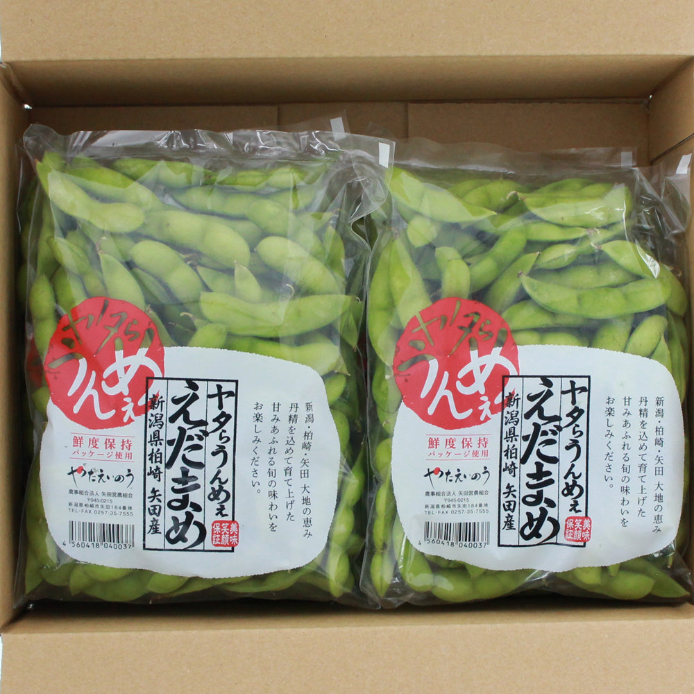 新潟県 矢田産 早生枝豆 1.2Kg (200g×6袋) – 新潟産地直送 小竹食品