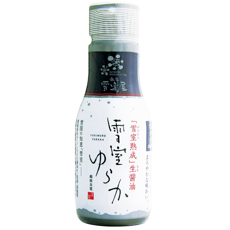 雪室熟成生醤油 雪室ゆらか 鮮度ボトル 200ml×12本
